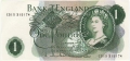 Bank Of England 1 Pound Notes Portrait 1 Pound, K80N
